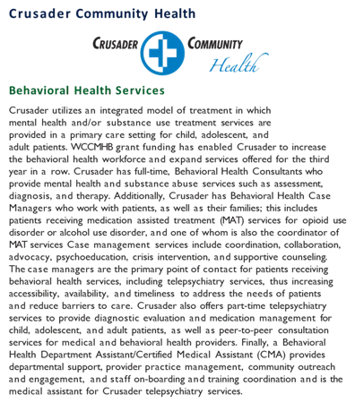 Crusader Community Health